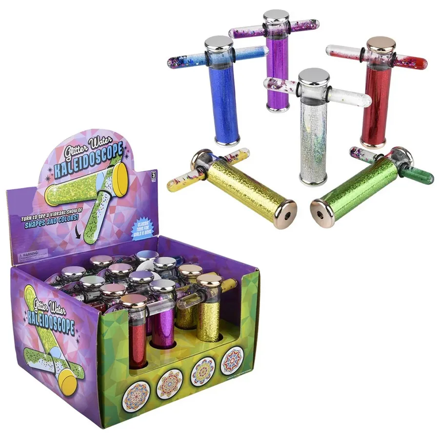 Colorful Glitter Wand Kaleidoscope Kids Toy In Bulk — wholesale Toys & Games by the case