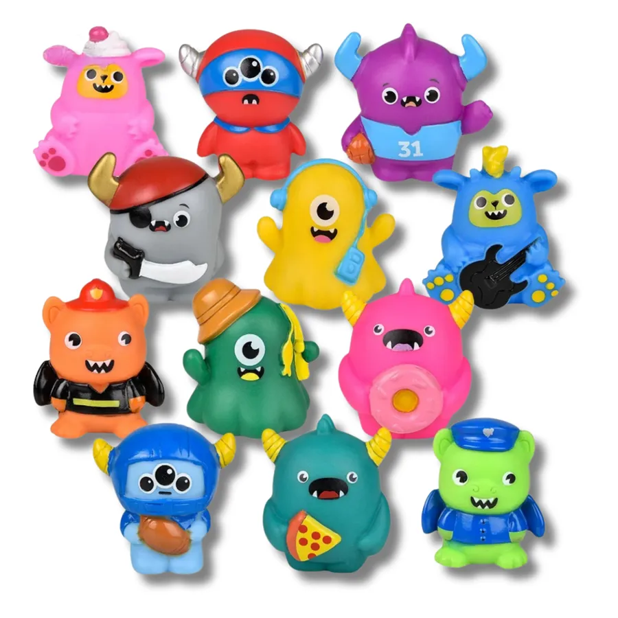 Cute Mini Rubber Monster Kids Toy - Assorted — wholesale Toys & Games by the case