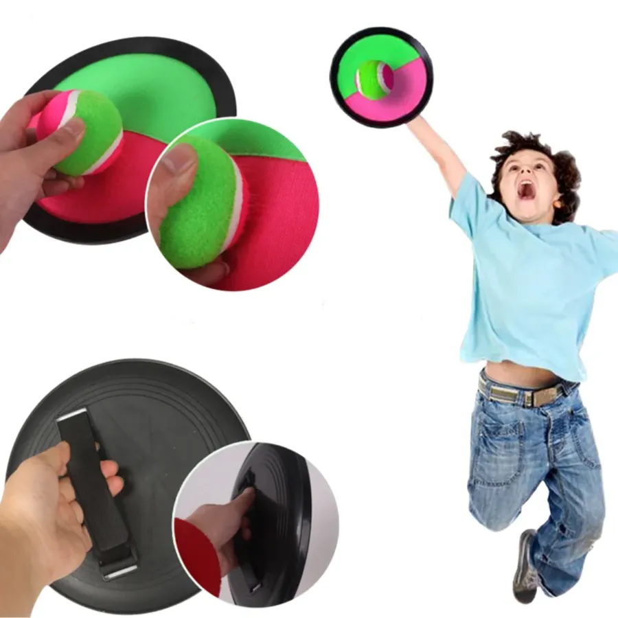Adhesive Target Ball Set – Fun Outdoor Catch Game Toy — wholesale Toys & Games by the case