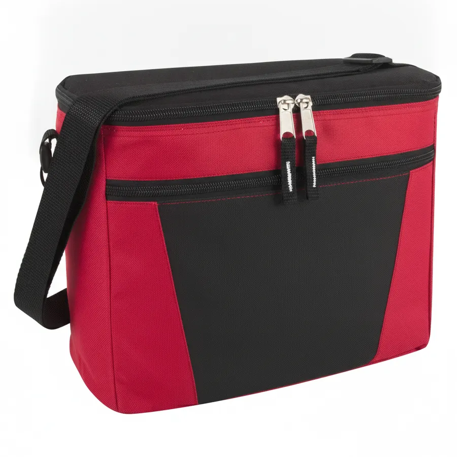 Insulated Cooler Tote Bag - Red Water-Resistant Travel Picnic Tote — wholesale Bags & Backpacks by the case