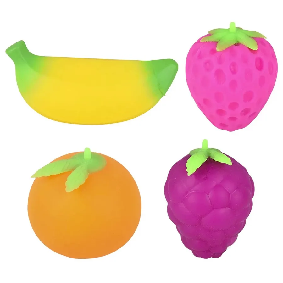 Colorful Fruit Fidget Stress Relief Kids Toy- Assorted — wholesale Fidgets & Sensory by the case