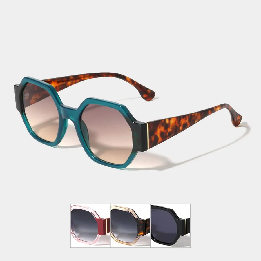 Geometric Shaped Frame Sunglasses For Women's - Assorted — wholesale Apparel & Accessories by the case