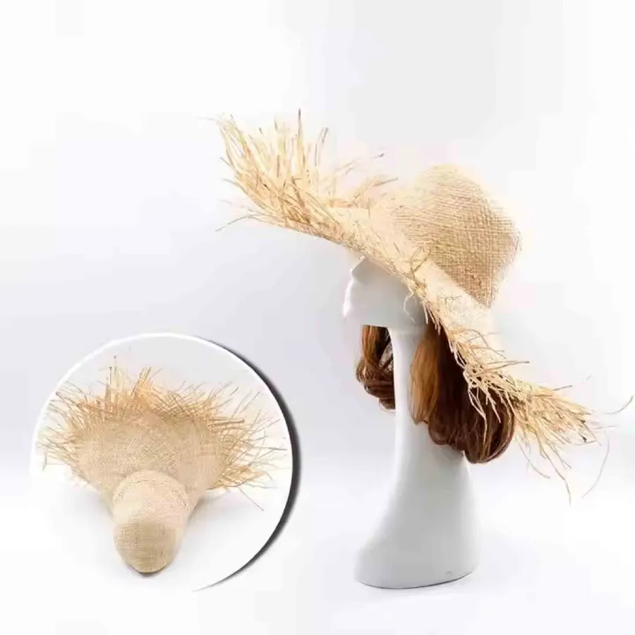 Straw Summer Beach Hat For Women's — wholesale Apparel & Accessories by the case