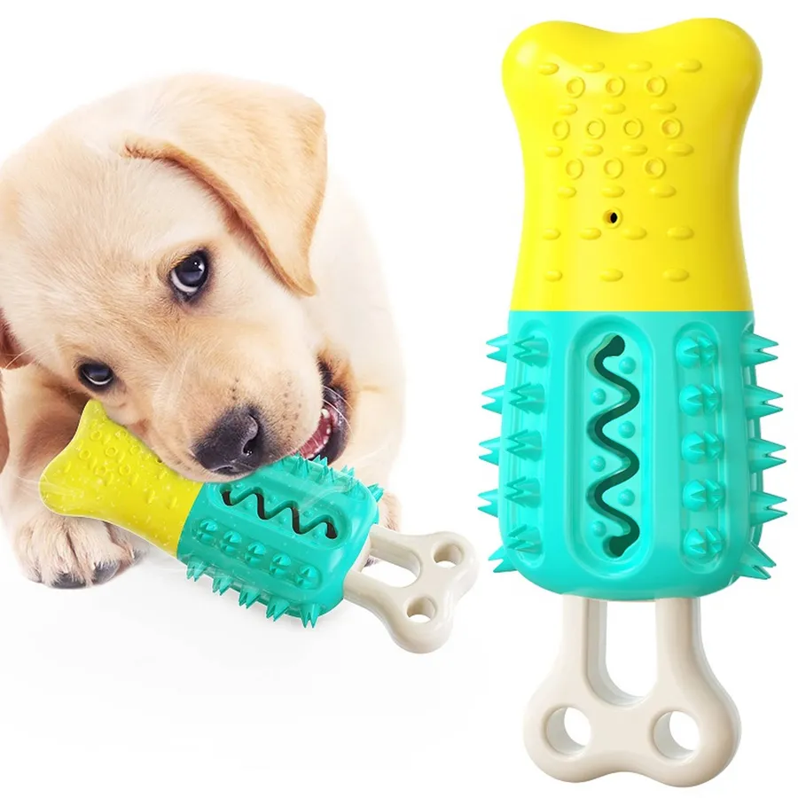 Ice-Cream Dog Chew Teeth Cleaning Durable Toy In Bulk — wholesale Pet by the case