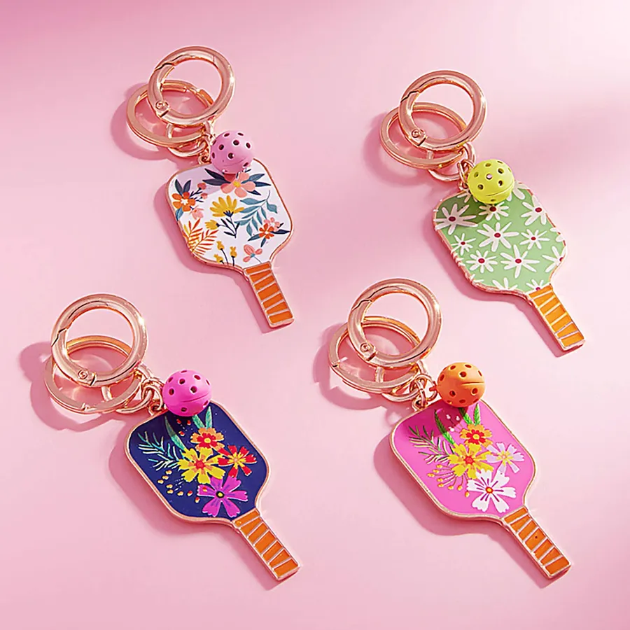 Pickleball Paddle Keychain — wholesale Keychains & Charms by the case
