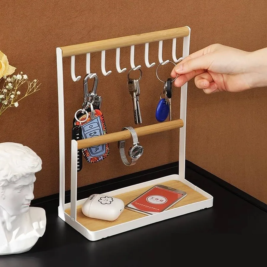 Home Decore 6 Hooks Key Storage Box — wholesale Home & Décor by the case