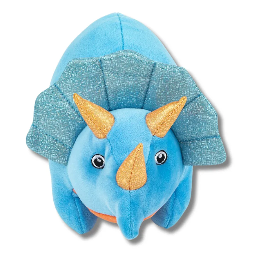 Puffy Fluffy Triceratops Soft Animal Kids Toy — wholesale Fidgets & Sensory by the case