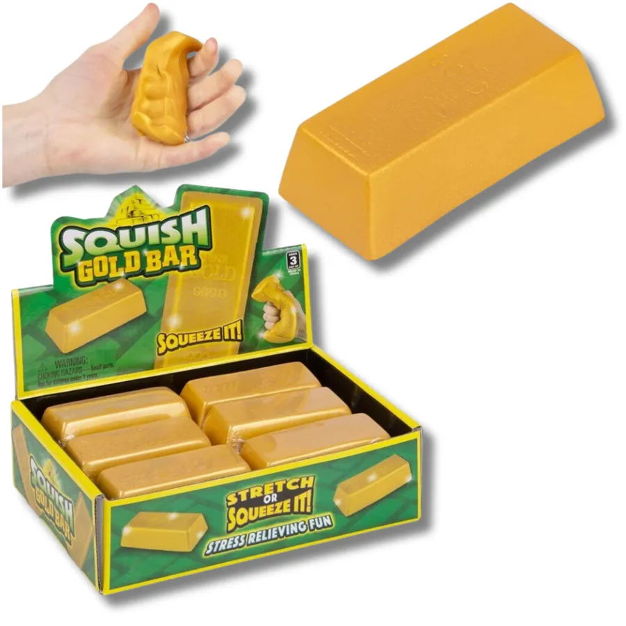 Golden Bar Stretch & Squishy Fidget Kids Toy — wholesale Fidgets & Sensory by the case