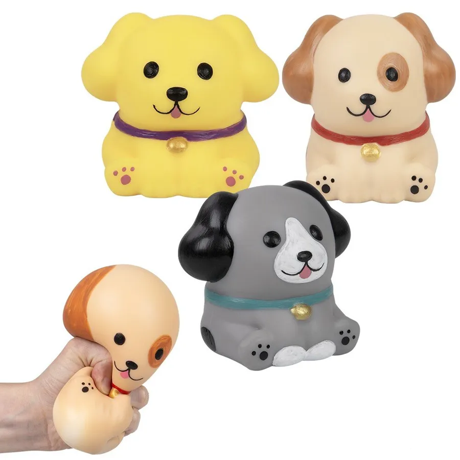 Dog Squish & Stretch Easter Fidget Kids Toy- Assorted — wholesale Fidgets & Sensory by the case