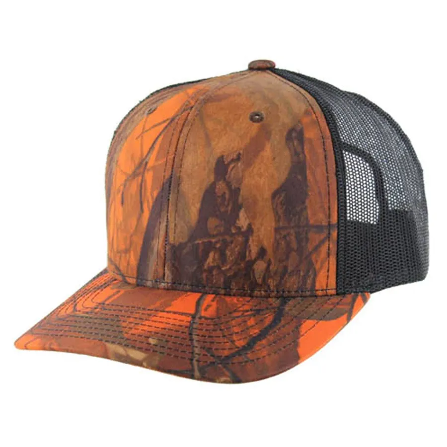 Cotton Hunting Camo Snapback Trucker Cap — wholesale Apparel & Accessories by the case