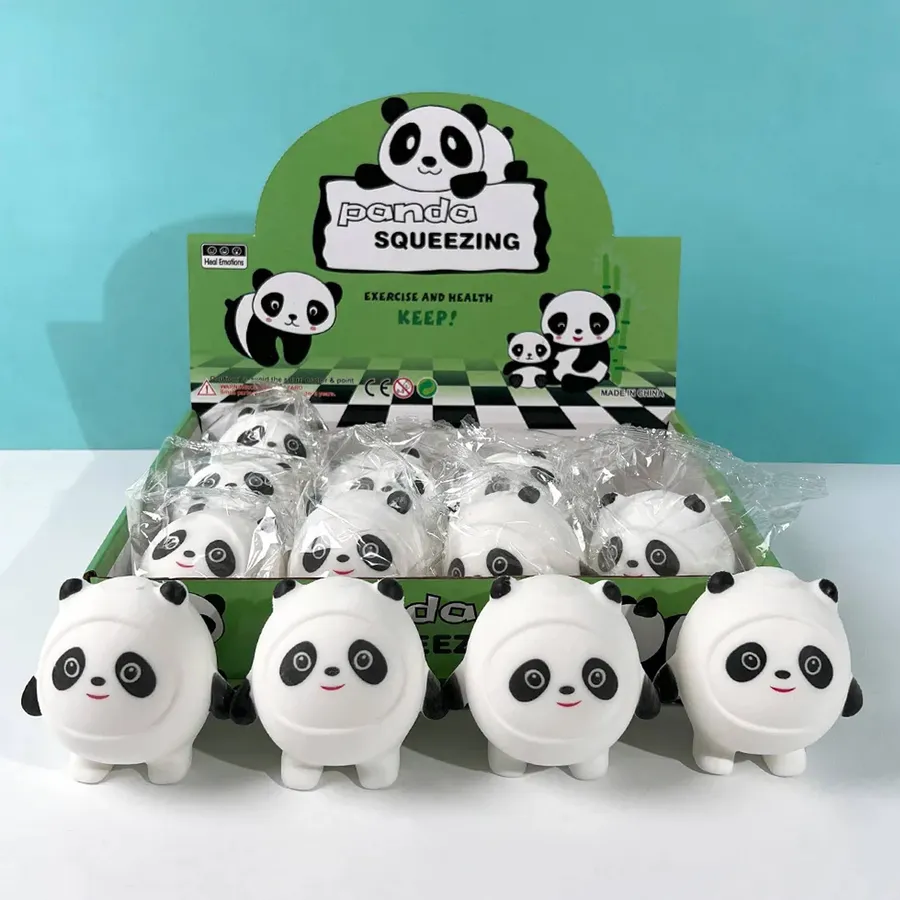Panda Soft Squeeze Fidget Kids Toy in Bulk — wholesale Fidgets & Sensory by the case