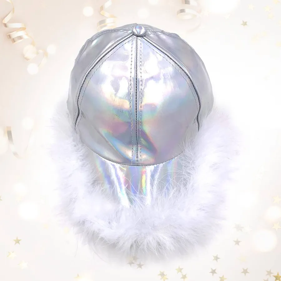 Faux Feather Baseball Cap For Women's - Assorted — wholesale Apparel & Accessories by the case