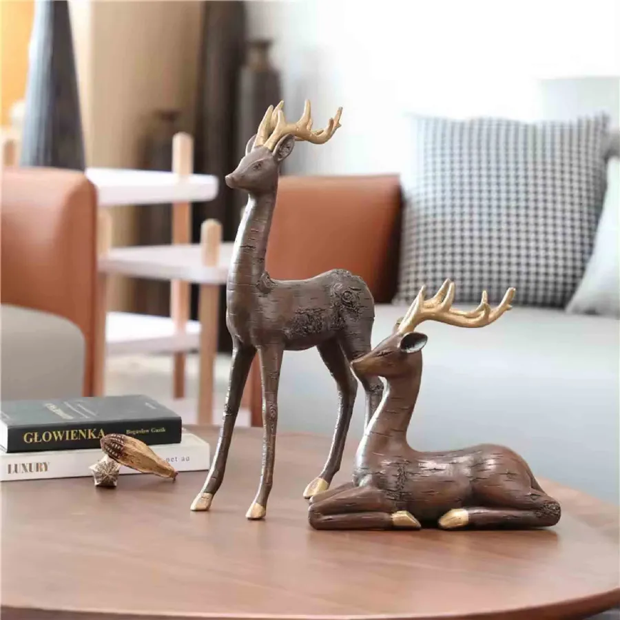 Deer Sculptural For Home Accessories Home Décor — wholesale Home & Décor by the case