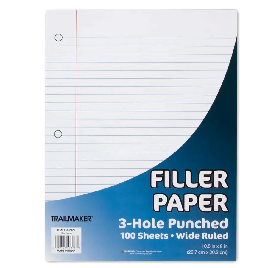 Easter Filler Paper - Wide Ruled, 100 Sheets — wholesale Seasonal & Holiday by the case
