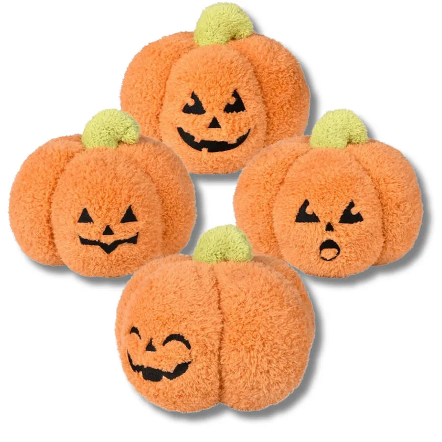 Soft Stuffed Pumpkin Plush Kids Toy - Assorted — wholesale Plush & Squishies by the case
