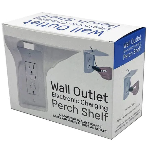 Wall Outlet Electronic Charging Perch Shelf MOQ-6Pcs, 3.71$/Pc — wholesale Tech & Gadgets by the case