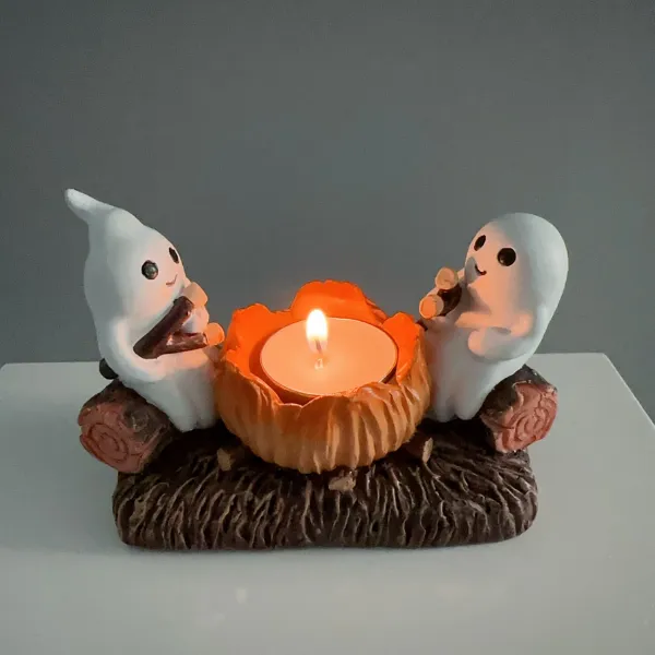 Ghost Candle Holder Unique Metal Stand for Decore — wholesale Home & Décor by the case