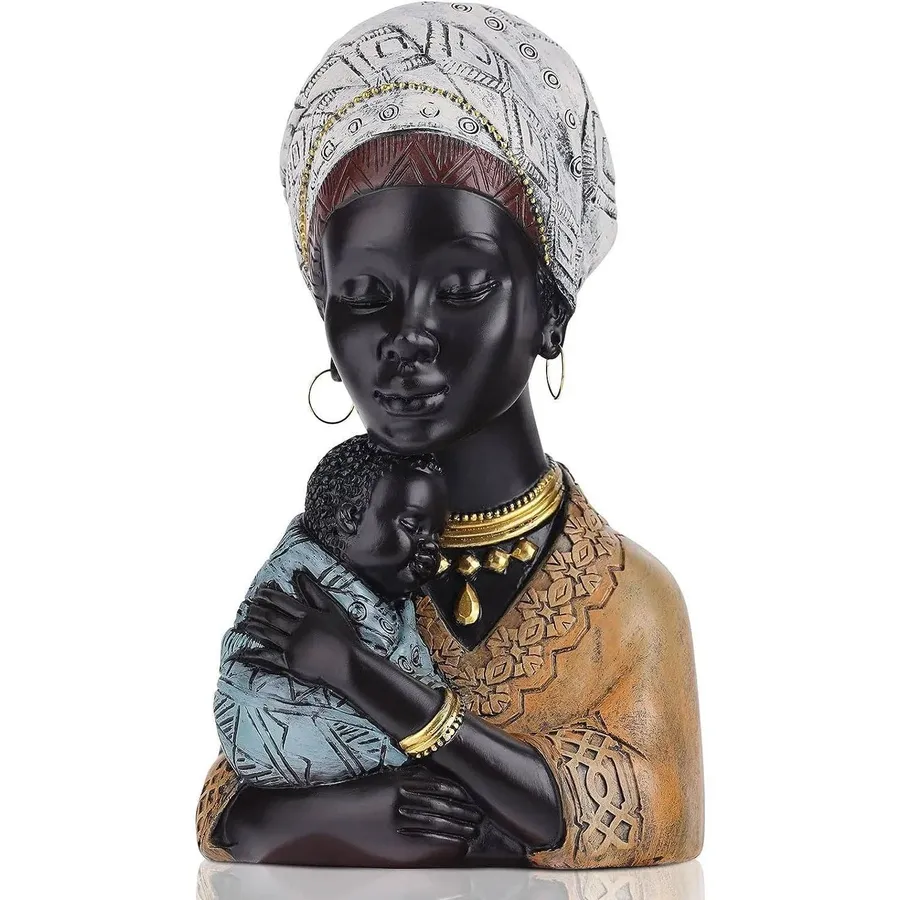 Women Statue Resin Bust Sculpture Home Decor — wholesale Home & Décor by the case