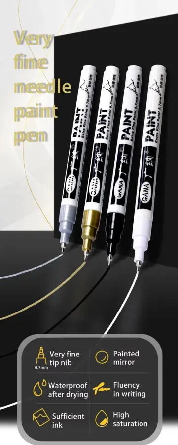 Fine Tip Metallic Paint Marker – Back to School — wholesale Stationery & Office by the case