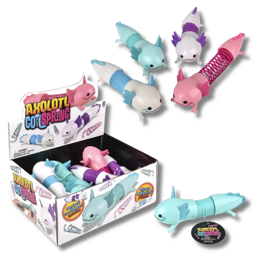 Axolotl Coil Fidgety Spring Kids Toy — wholesale Fidgets & Sensory by the case