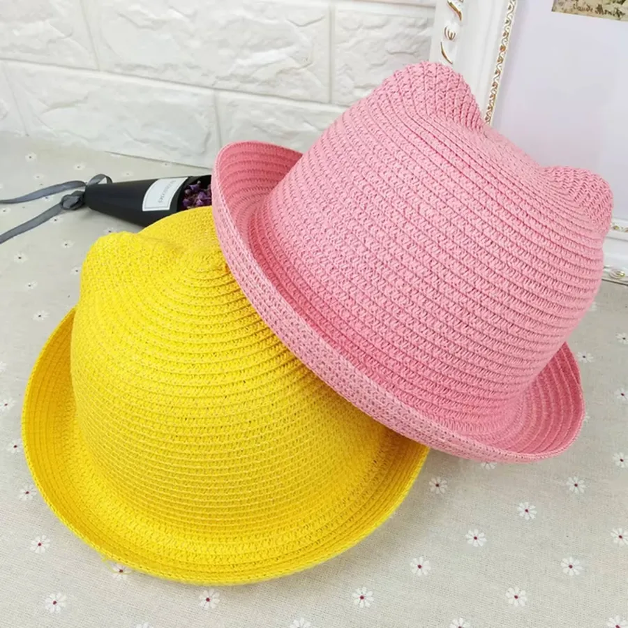 Fashionable Summer Beach Straw Hat For Women's - Assorted — wholesale Apparel & Accessories by the case