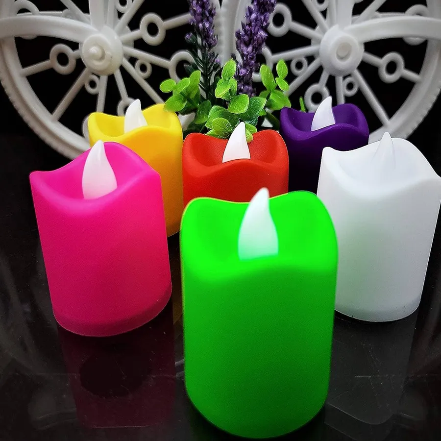 Decorative Multi Color Led Dancing Candles Lights — wholesale Home & Décor by the case