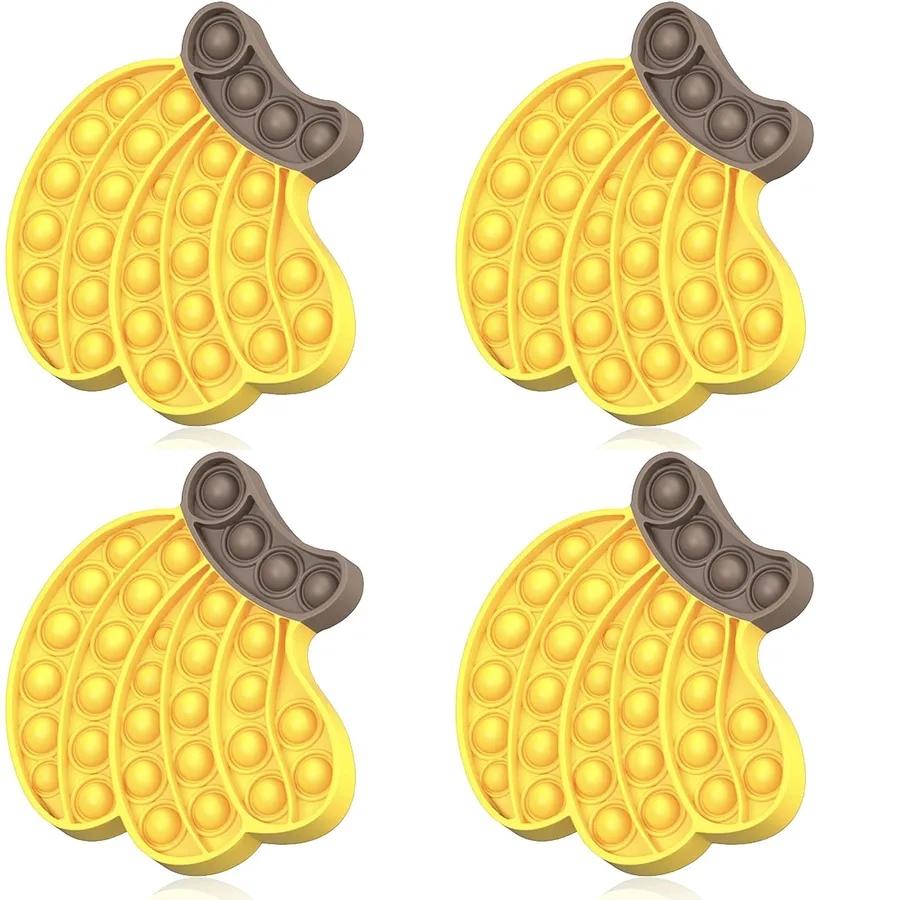 Bubble Pop Banana Fidget Toy - Silicone Sensory Toy & Stress Relief Squish Toy for Kids — wholesale Fidgets & Sensory by the case