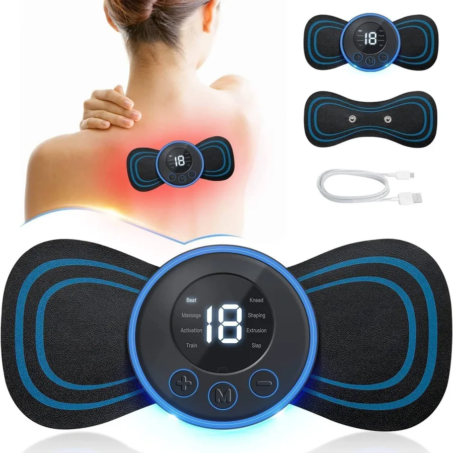 EMS Portable Neck & Back Massager — Gullee Gadgets Self-Care — wholesale Tech & Gadgets by the case