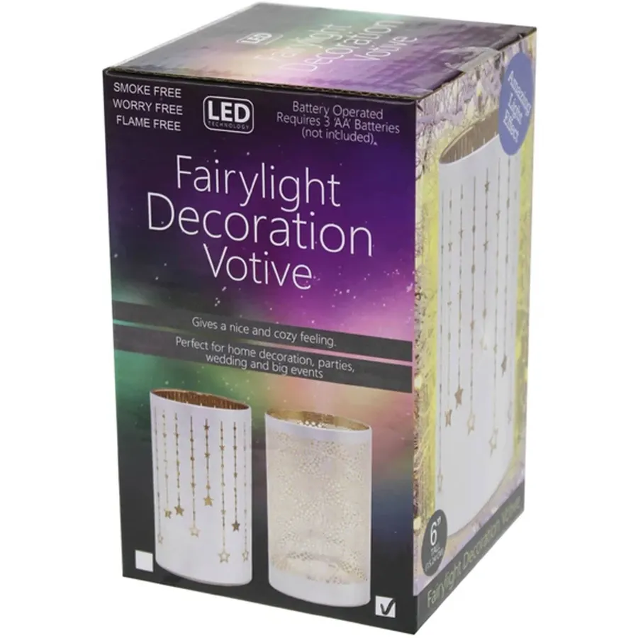 LED Fairy light Decor Votive Home Décor — wholesale Home & Décor by the case