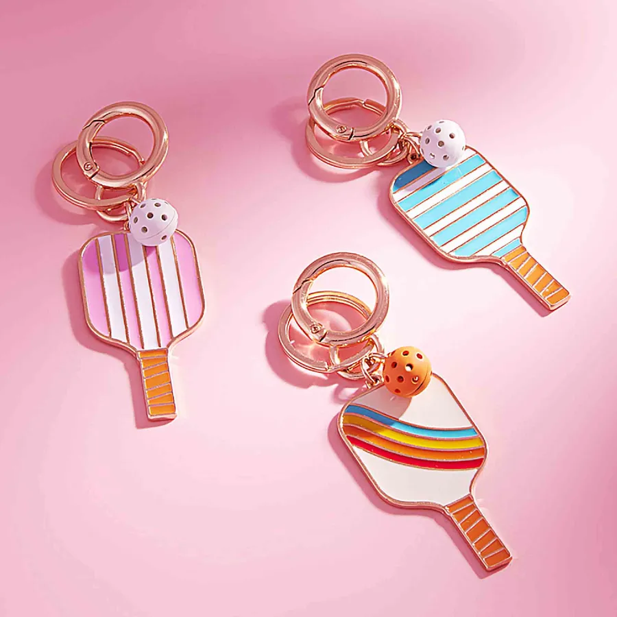Pickleball Paddle Keychain For Bags Halloween — wholesale Keychains & Charms by the case