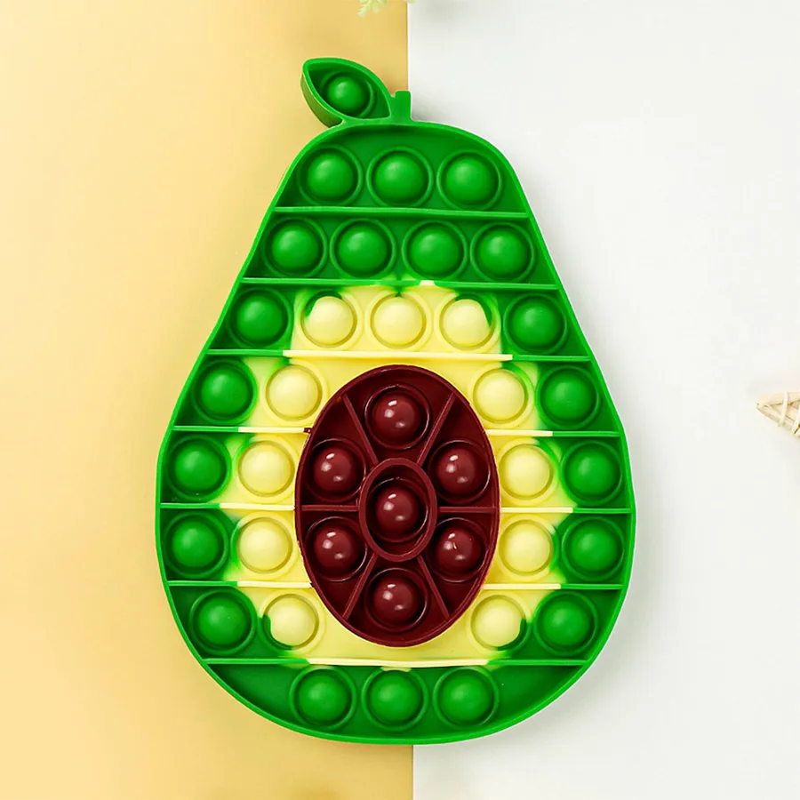 Avocado Pop It Stress Fidget Kids Toys — wholesale Fidgets & Sensory by the case