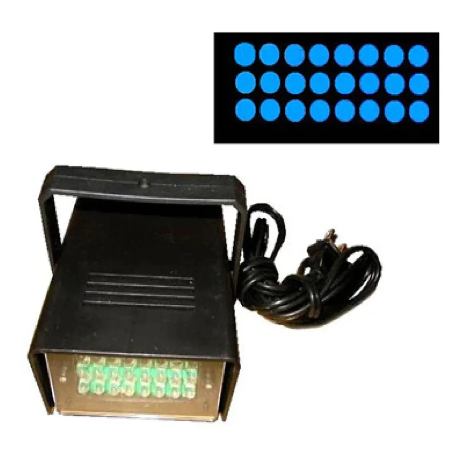 Blue LED Strobe Lights - Adjustable Speed Stage Party Lights, Pack of 6 — wholesale Party & Gifts by the case