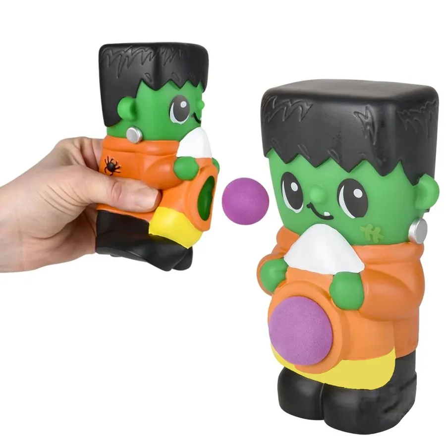 Halloween Monster Foam Ball Blaster Fidget Kids Toy — wholesale Fidgets & Sensory by the case
