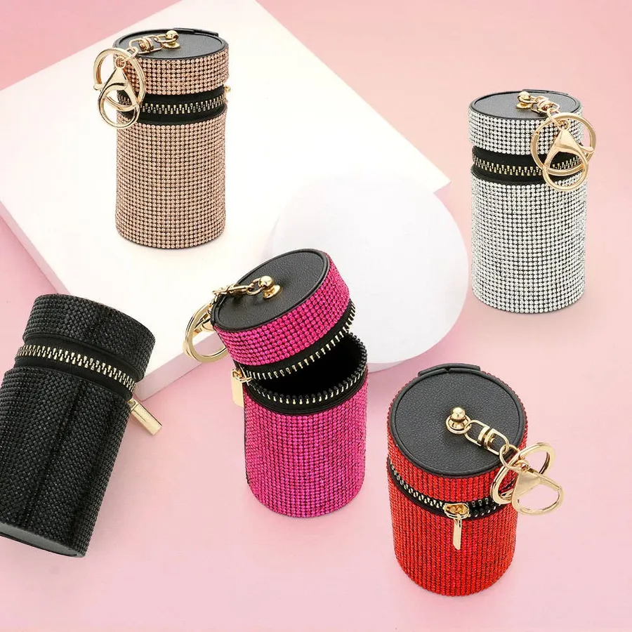 Lipstick Bag Keychain For Girls Home Décor — wholesale Keychains & Charms by the case