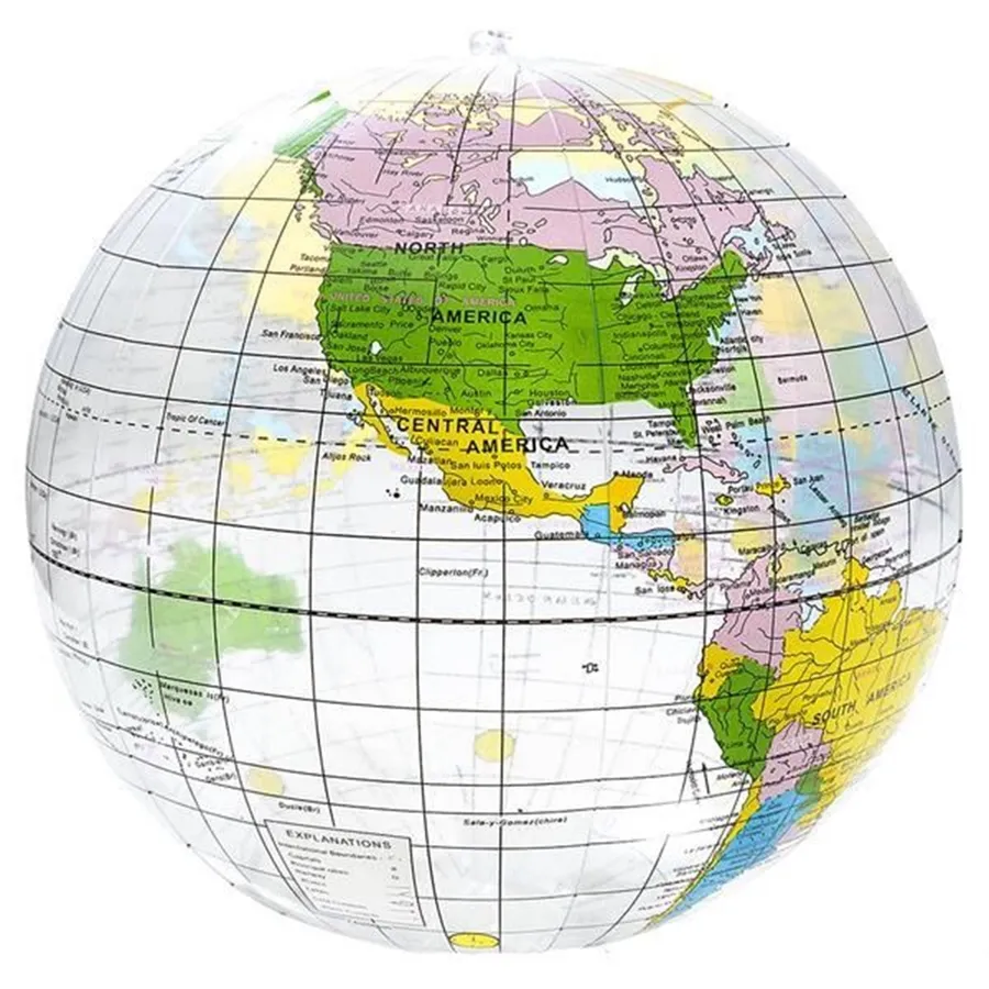 16 Clear Globe Inflatable Ball - Water T Keeraft Home Gifts — wholesale More Wholesale Goods by the case