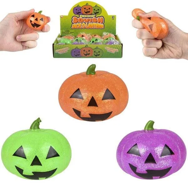 Squishy Pumpkin Sticky Fidget and Sensory Toy - Colorful Fall Halloween — wholesale Fidgets & Sensory by the case