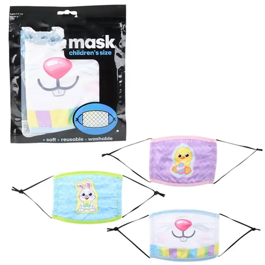 Patterned Face Mask For Kids - Assorted — wholesale More Wholesale Goods by the case