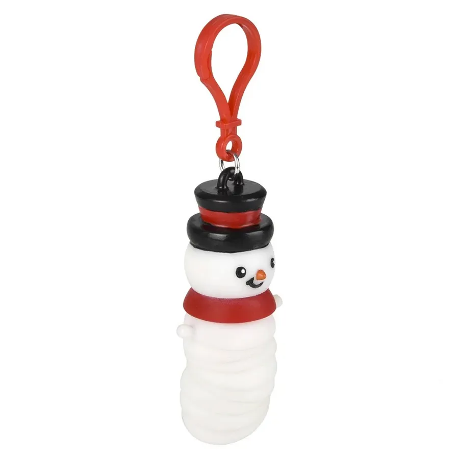 Halloween Wiggle Sensory Snowman Backpack Clip | 3.75"inch — wholesale Fidgets & Sensory by the case