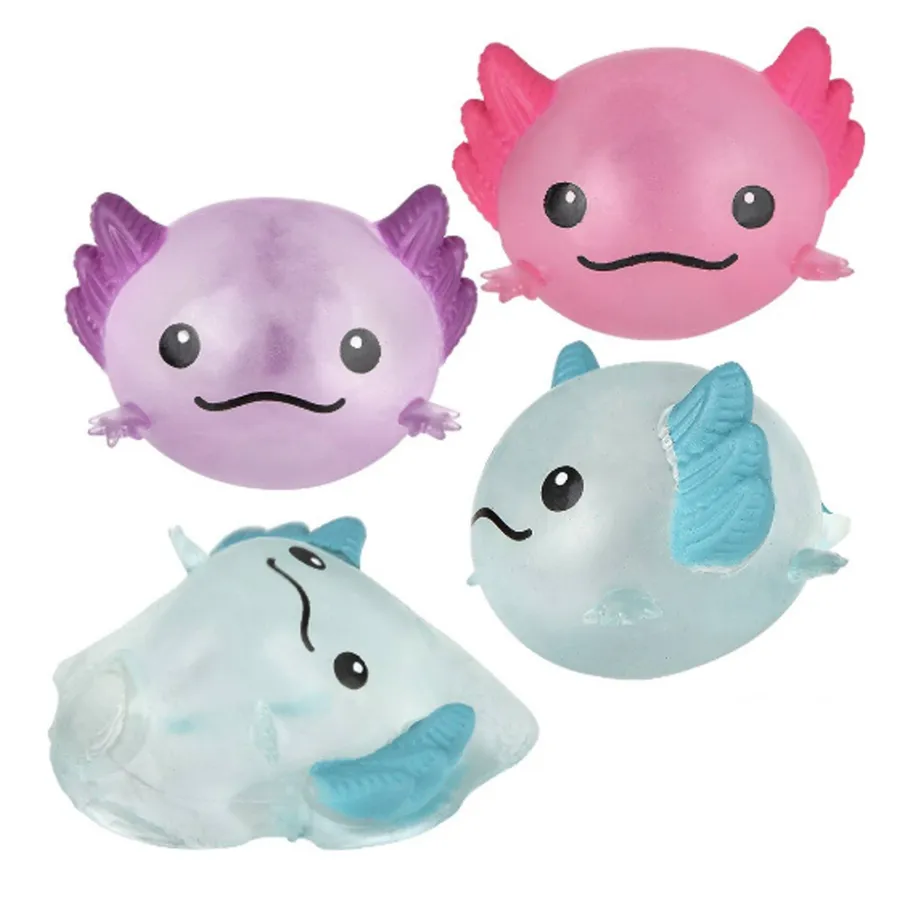 Splat Axolotl Squishy Kids Toy - Assorted — wholesale Plush & Squishies by the case