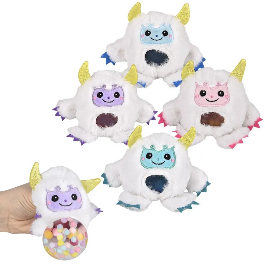 Squeezy Bead Plush Ball Kids Toy - Assorted — wholesale Plush & Squishies by the case