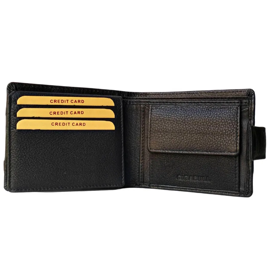 Black Color Leather Wallet With 10 — wholesale Bags & Backpacks by the case