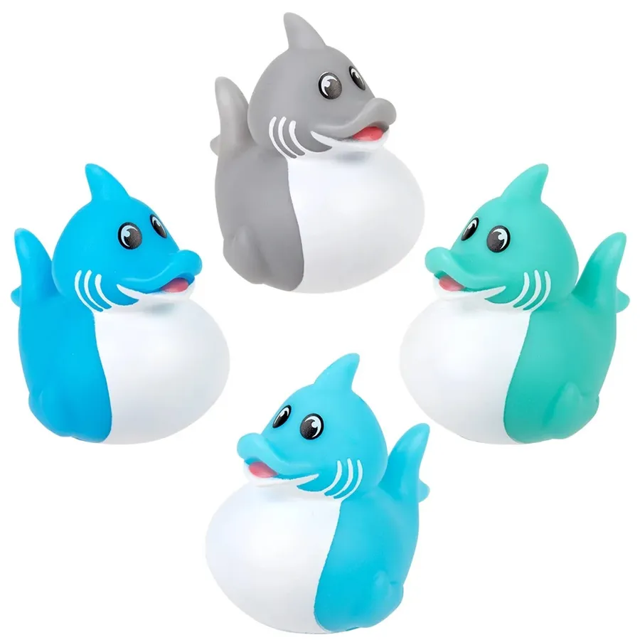 Soft Rubber Shark Duckies For Kids - Assorted — wholesale Beauty & Personal Care by the case