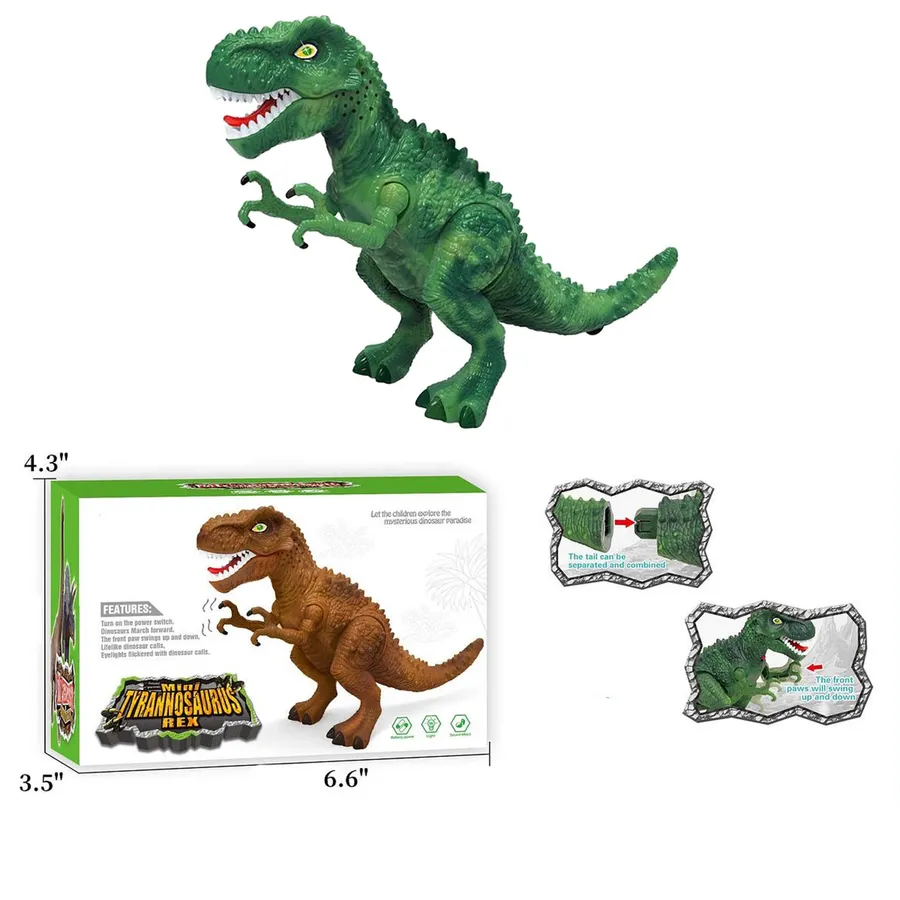 Walking & Light Up Dino Funny Kids Toy — wholesale Toys & Games by the case