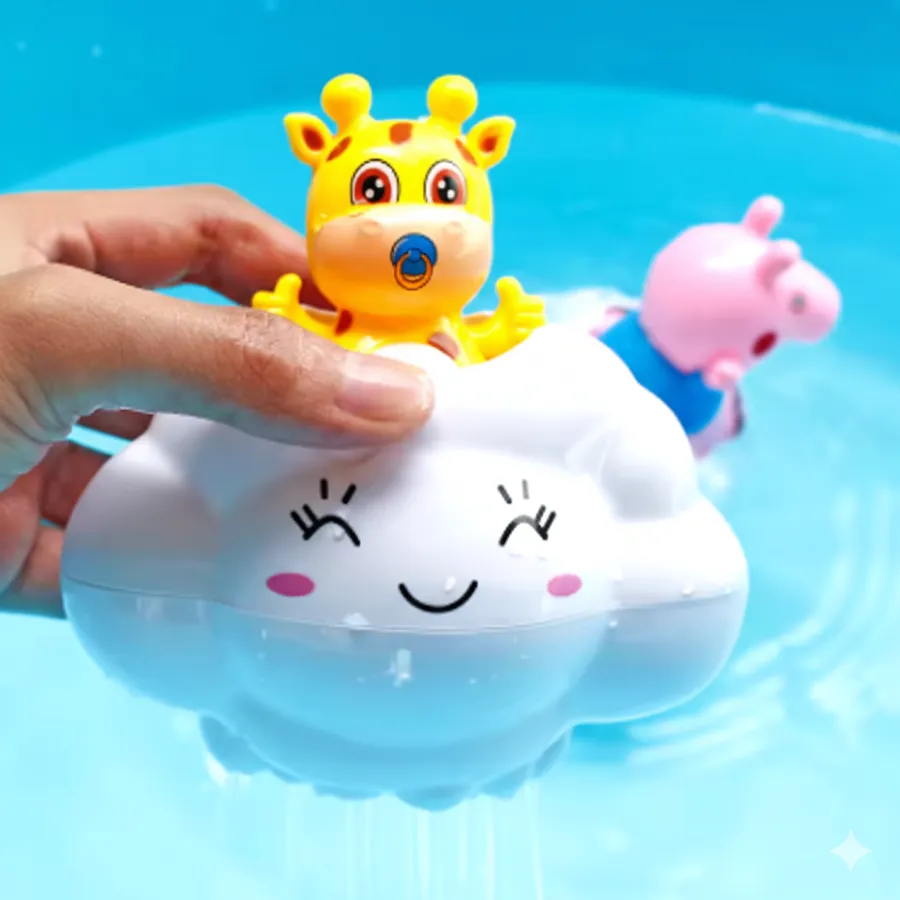 Cute Cloud Baby Bath Toy with Water Spray — wholesale Beauty & Personal Care by the case