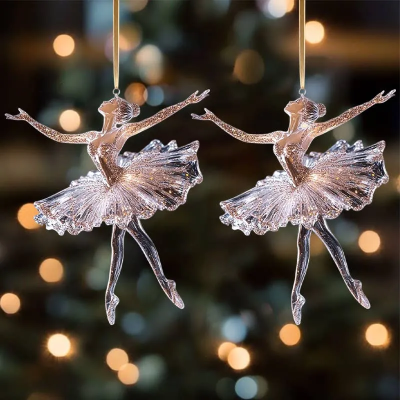 Acrylic Ballerina Christmas Ornament – Crystal Decor — wholesale Seasonal & Holiday by the case
