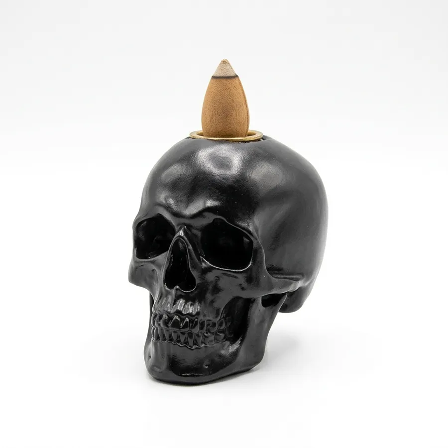 Gothic Skull Smoke Waterfall Burner – Viral Decor — wholesale Home & Décor by the case