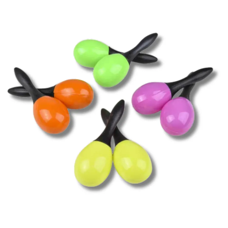 Assorted Twin Tone Maracas pair — wholesale Toys & Games by the case