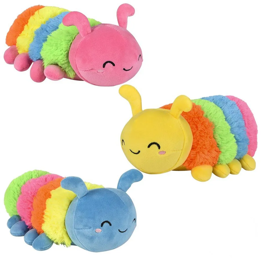 Caterpillar Soft Plush Stuffed Kids Toy- Assorted — wholesale Plush & Squishies by the case