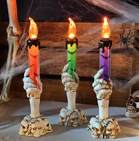 Skeleton Hand Lantern Table Lamp for Party & Halloween Decor — wholesale Seasonal & Holiday by the case