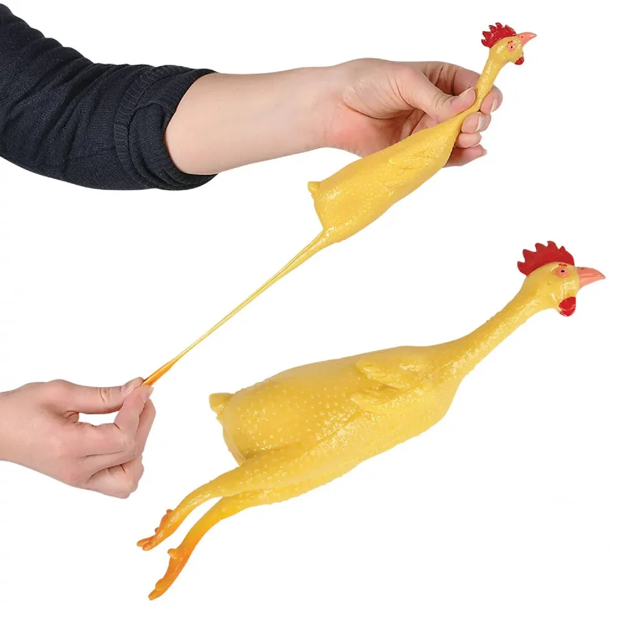 Rubber Stretch Chicken Fidget Kids Toy — wholesale Fidgets & Sensory by the case